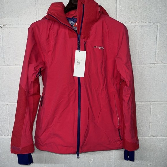NEW NWT $399 Columbia Womens Powder Keg Down Winter Jacket Size M Medium Pink - Picture 5 of 11